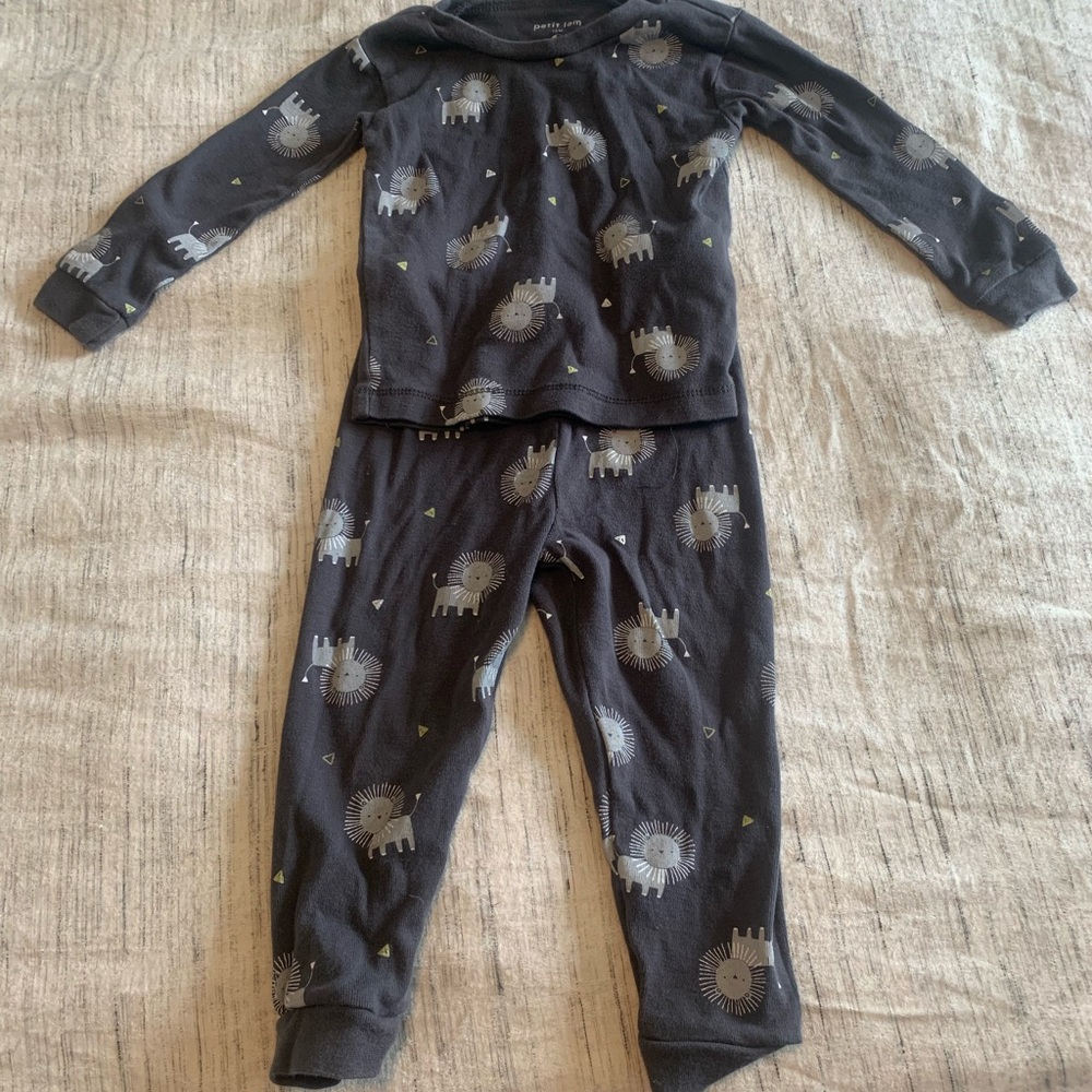 Petit Lem Lion Pajama Set 12 months